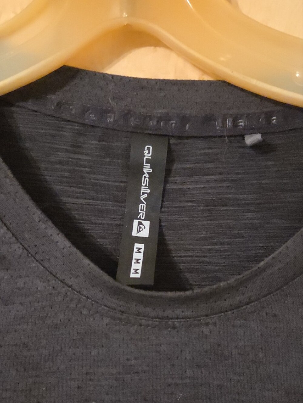 Quiksilver Men's Black Short Sleeve Crew Tee